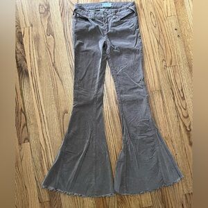 Free People Corduroy Flare Jean Pants